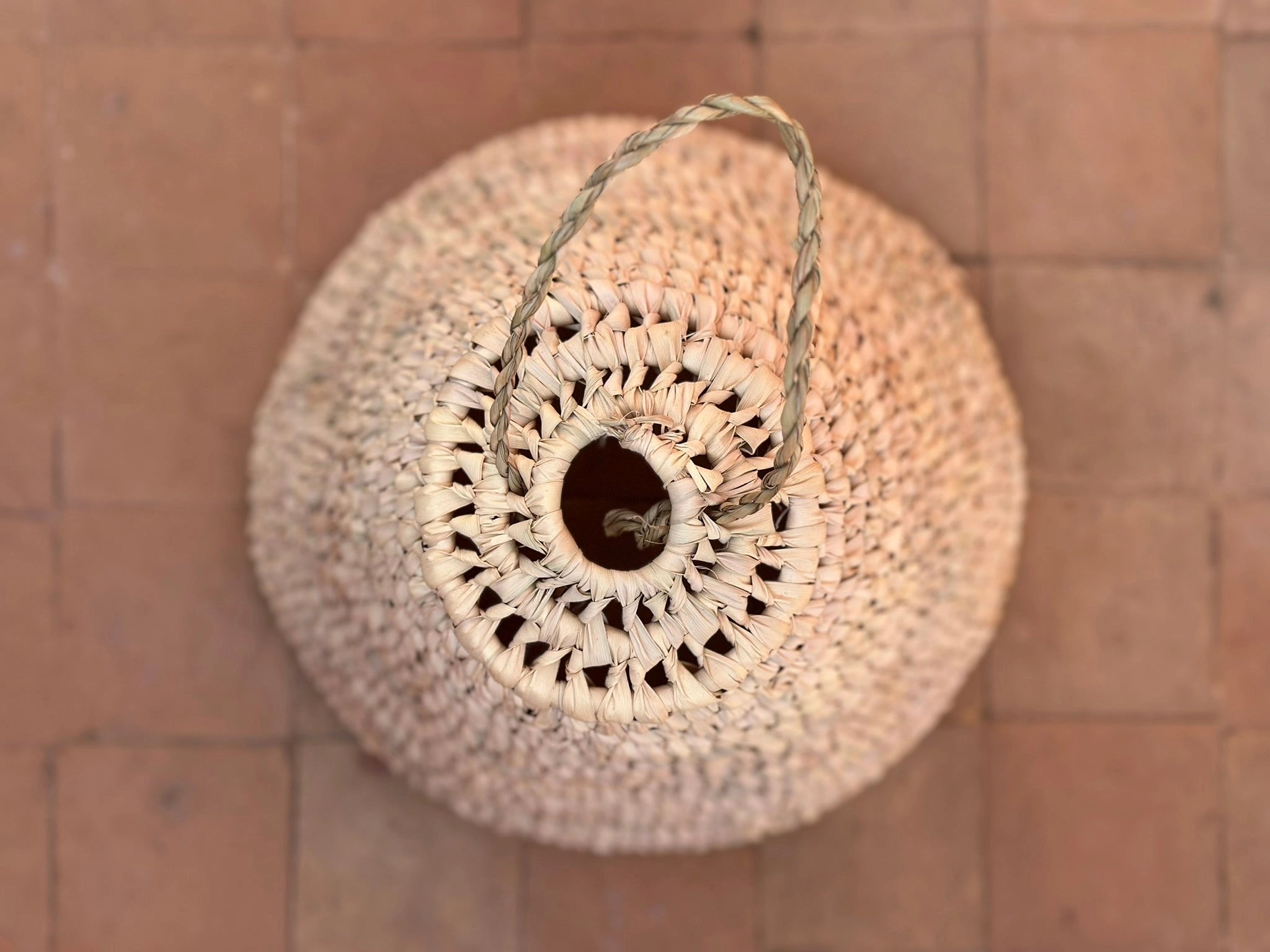 DOUM Lampenschirme aus geflochtenem Palmendesign - BALL
