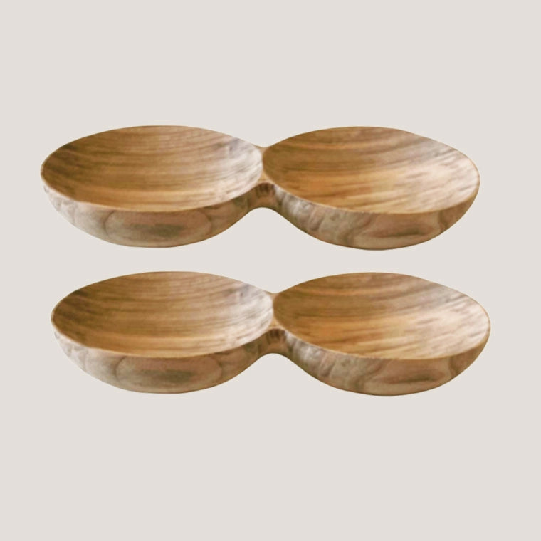 Schaaltje Walnut Twee Vak