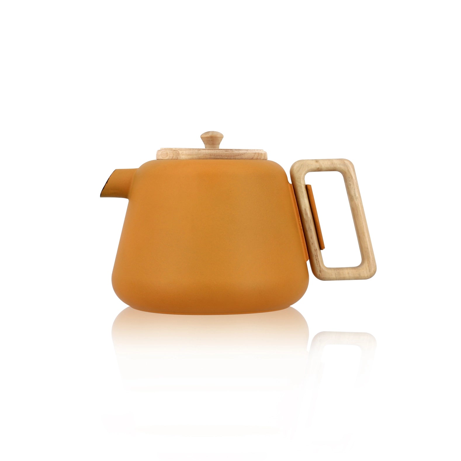 1000 ml gelbe Viggo-Teekanne aus Gusseisen