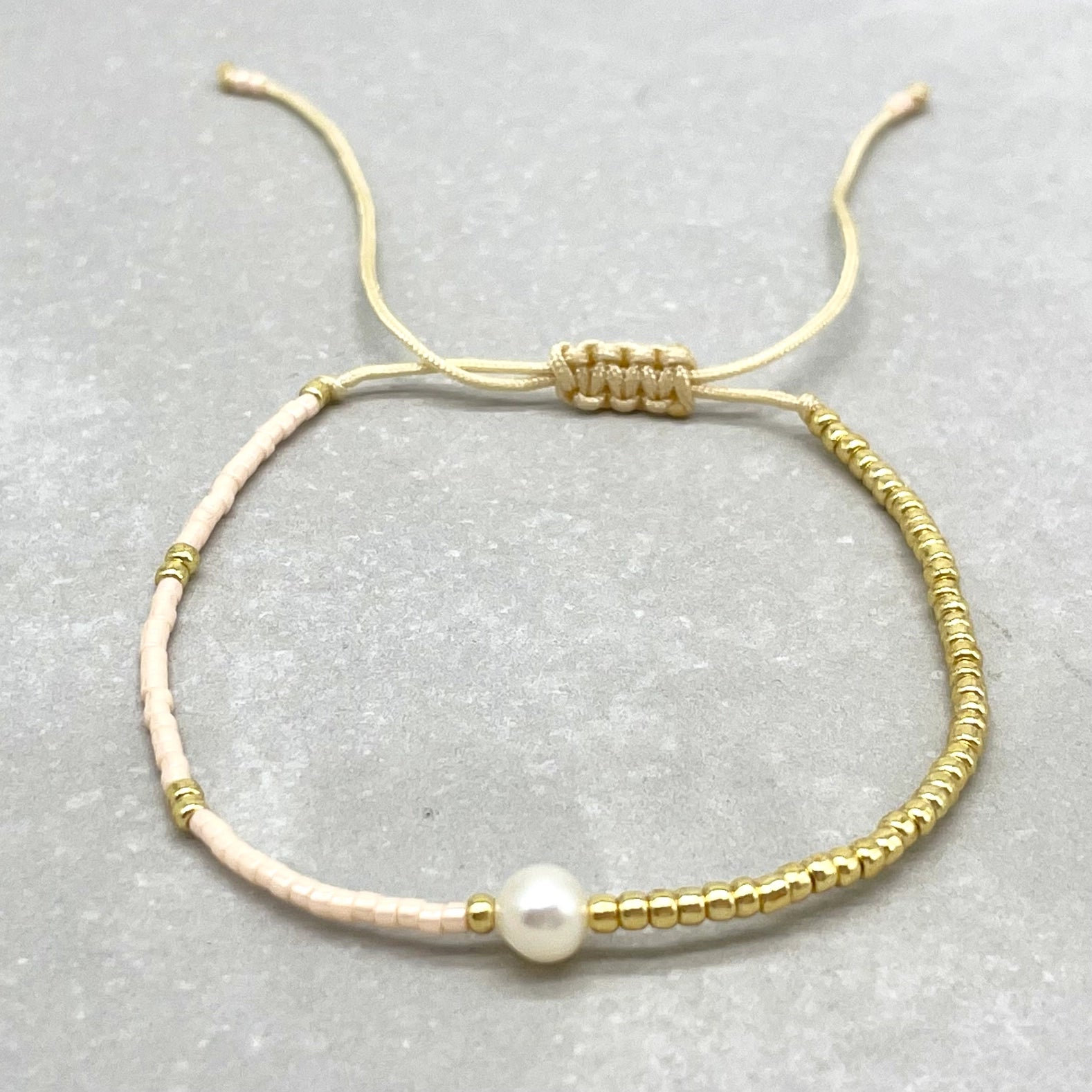 LA PERLA , Armband Miyuki Süßwasser Zuchtperle