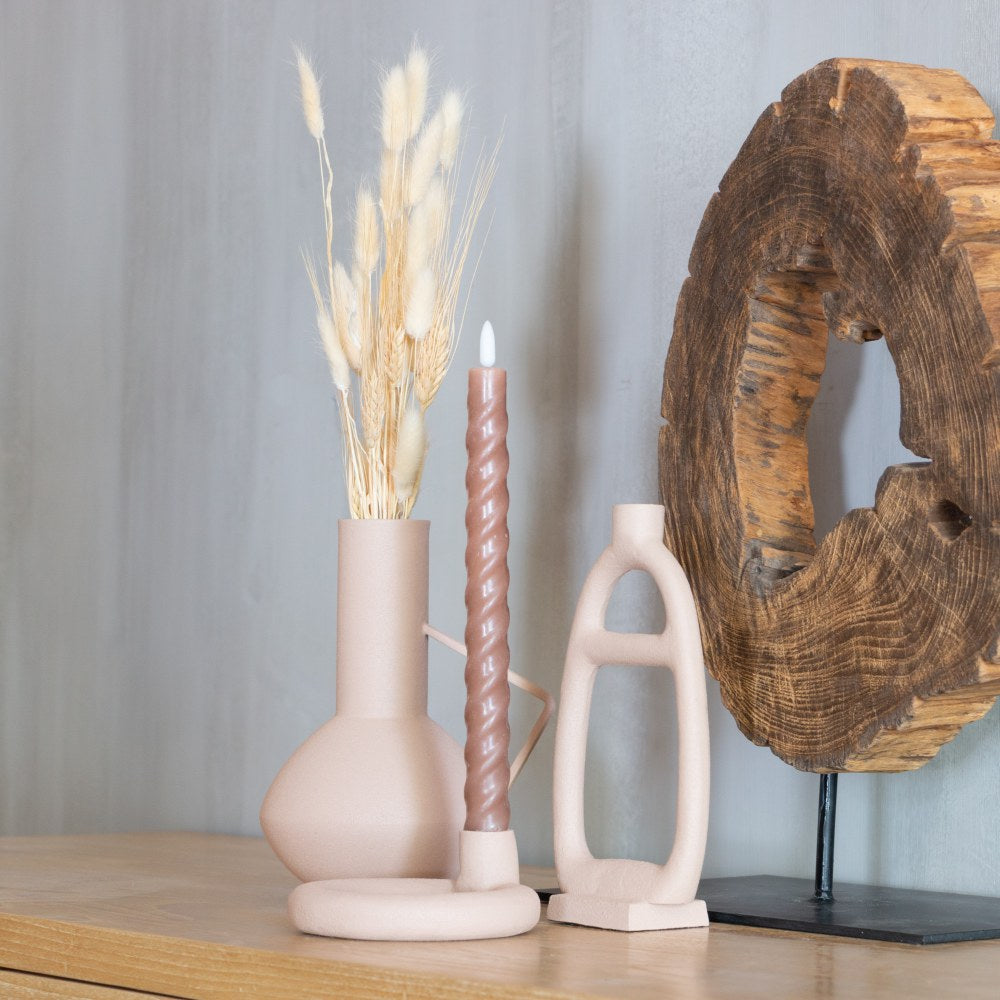 Alexis taupefarbene Vase