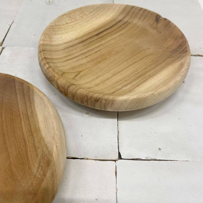 Schaaltje Teakholz 11cm