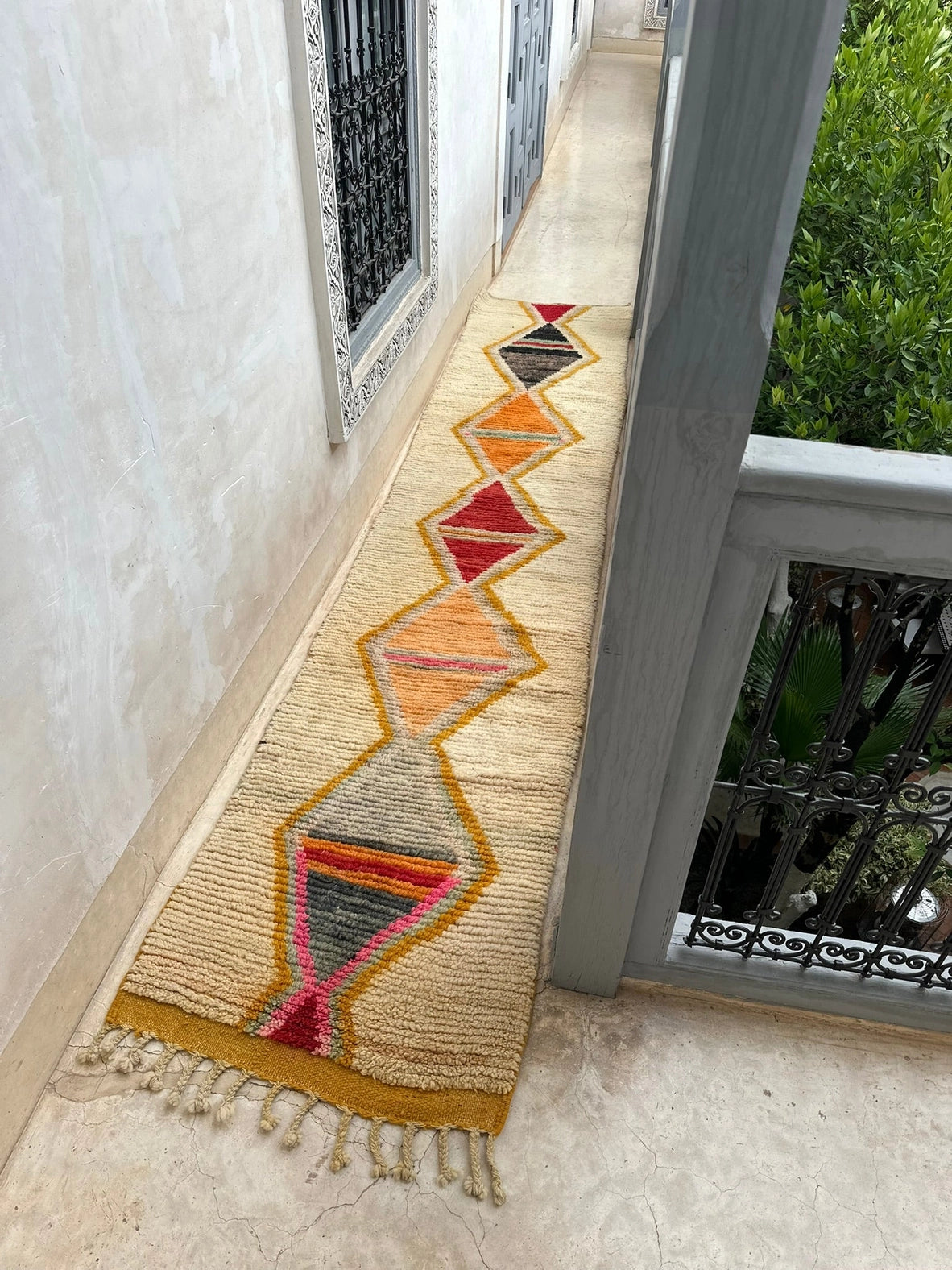 SHAMS Boujad Läuferteppich | 364 x 71 cm