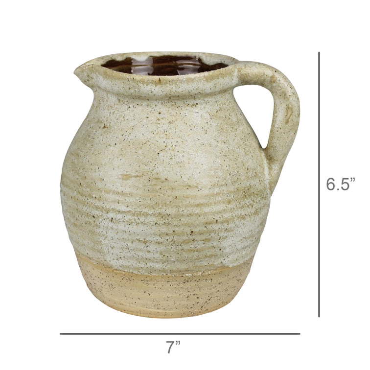 Umbria Krug, Keramik, weiß