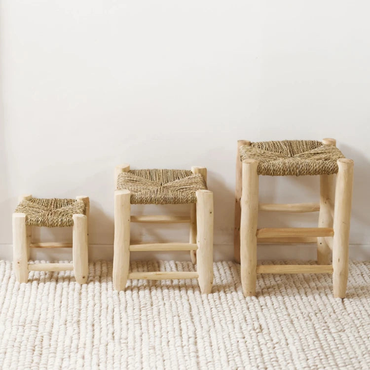 Natürlicher Hocker 30 cm