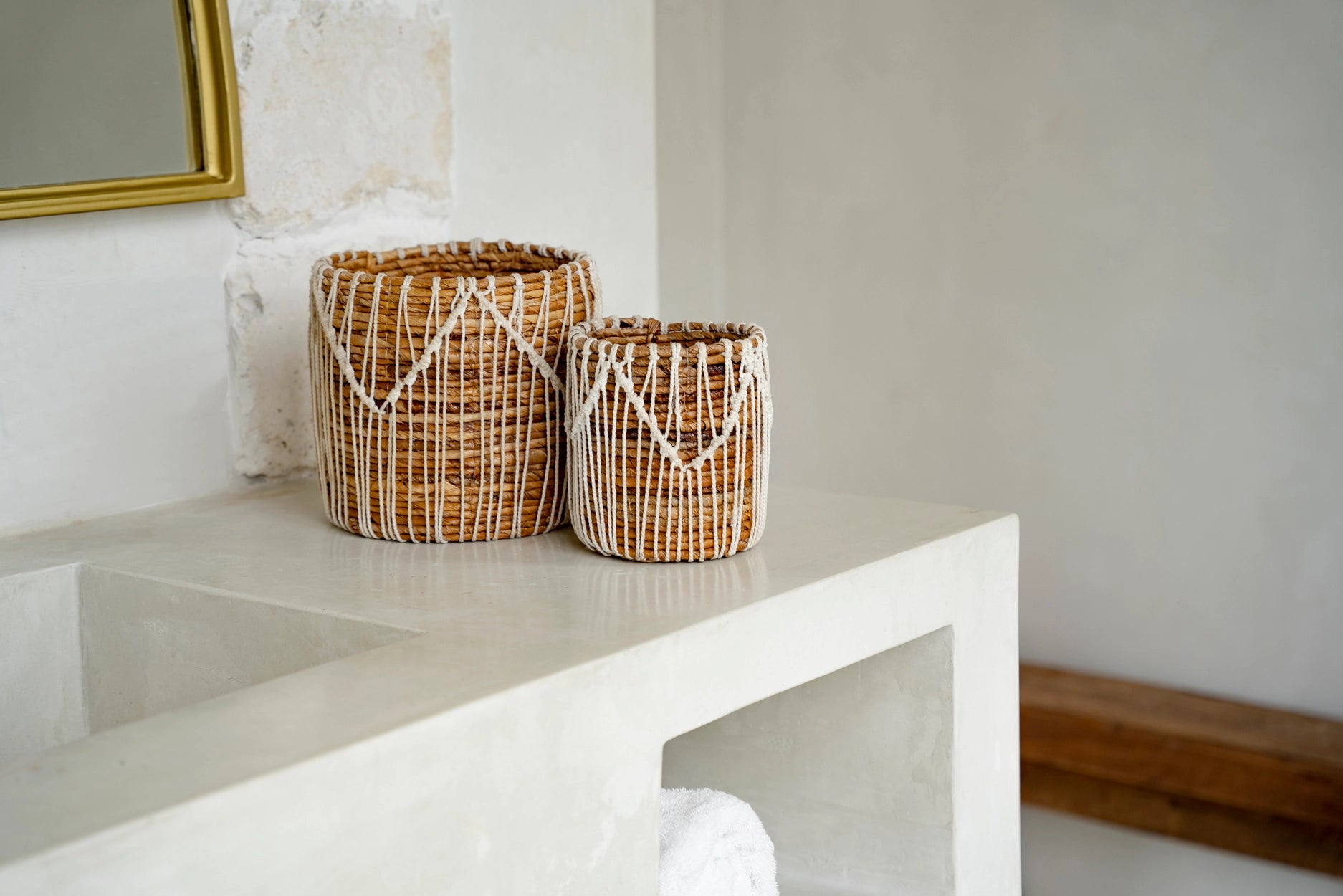 The Macra-Mazing Basket - Naturweiß - S