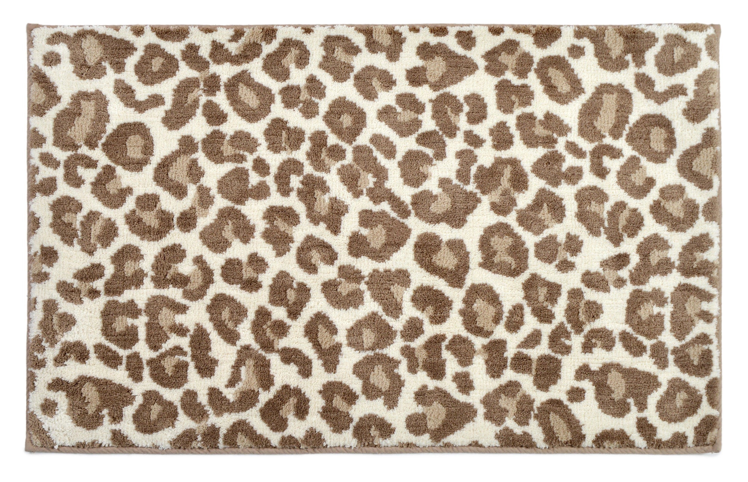 Leopardenmuster Badematte Rutschfest Super Weiche Tiermuster Matte