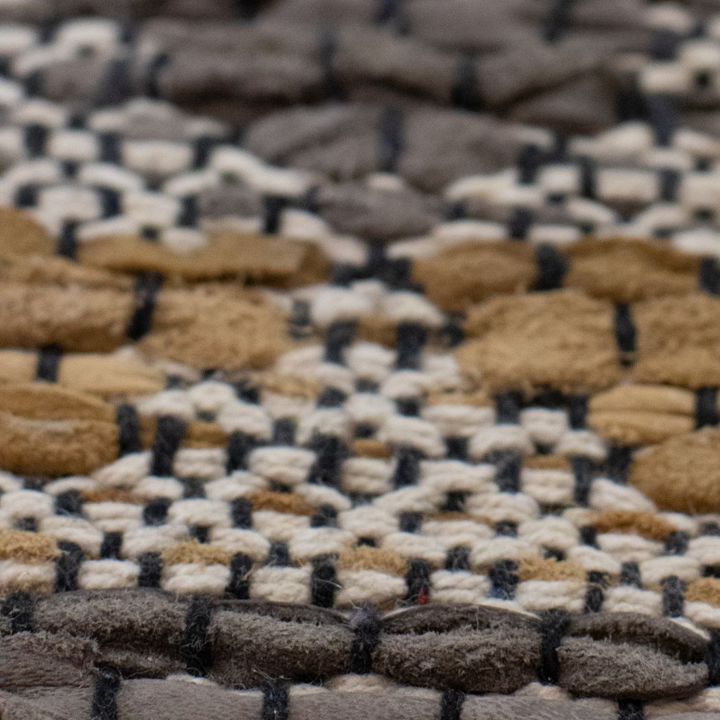 TEPPICH ADANA AUS LEDER UND BAUMWOLLE 150X240CM