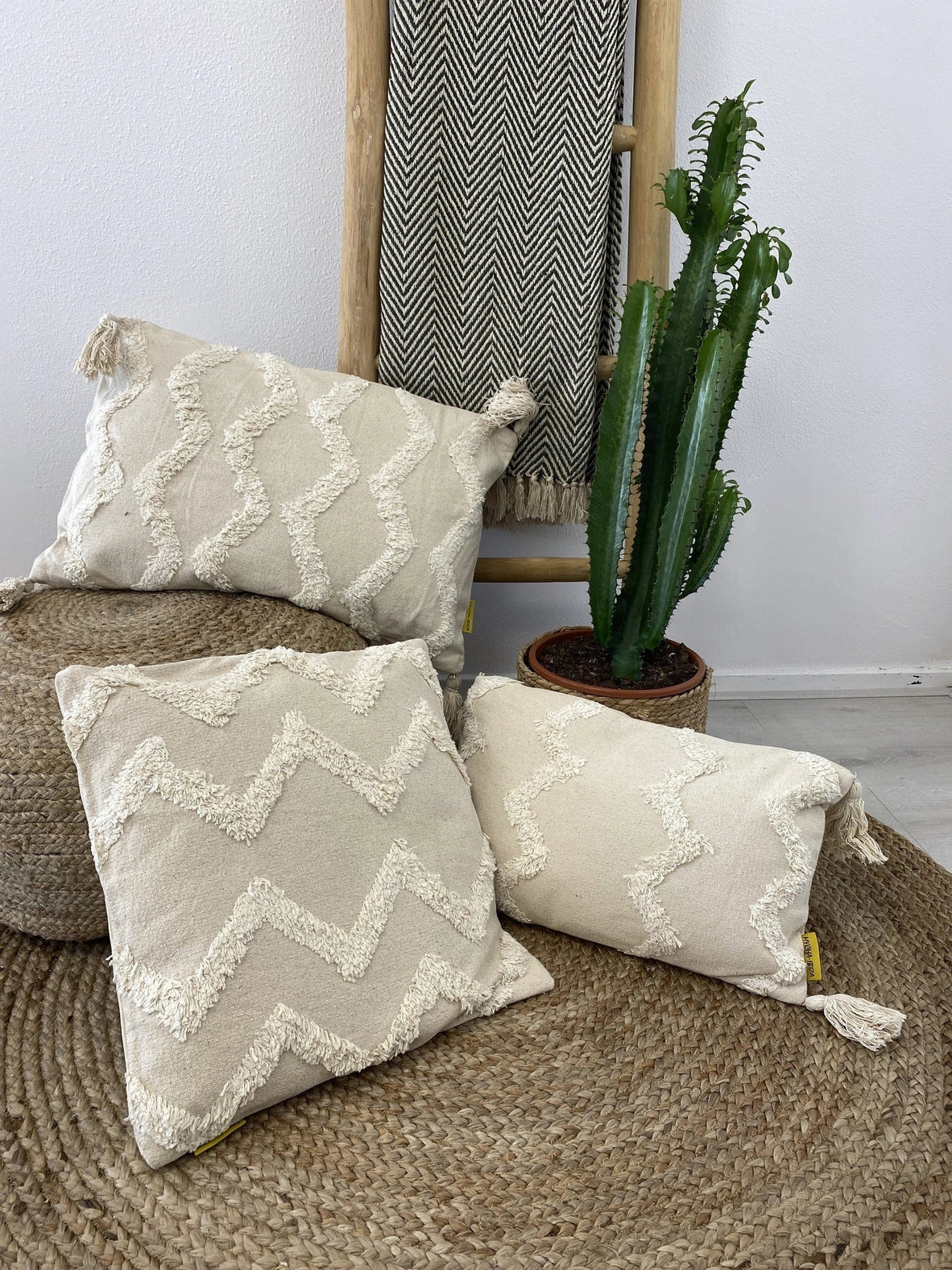 Boho Dekokissen Ibz23 40X60 Beige