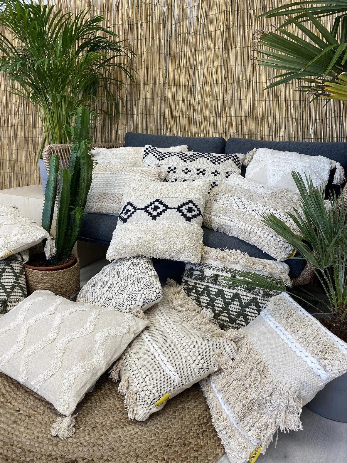 Boho Dekokissen Ibz23 40X60 Beige