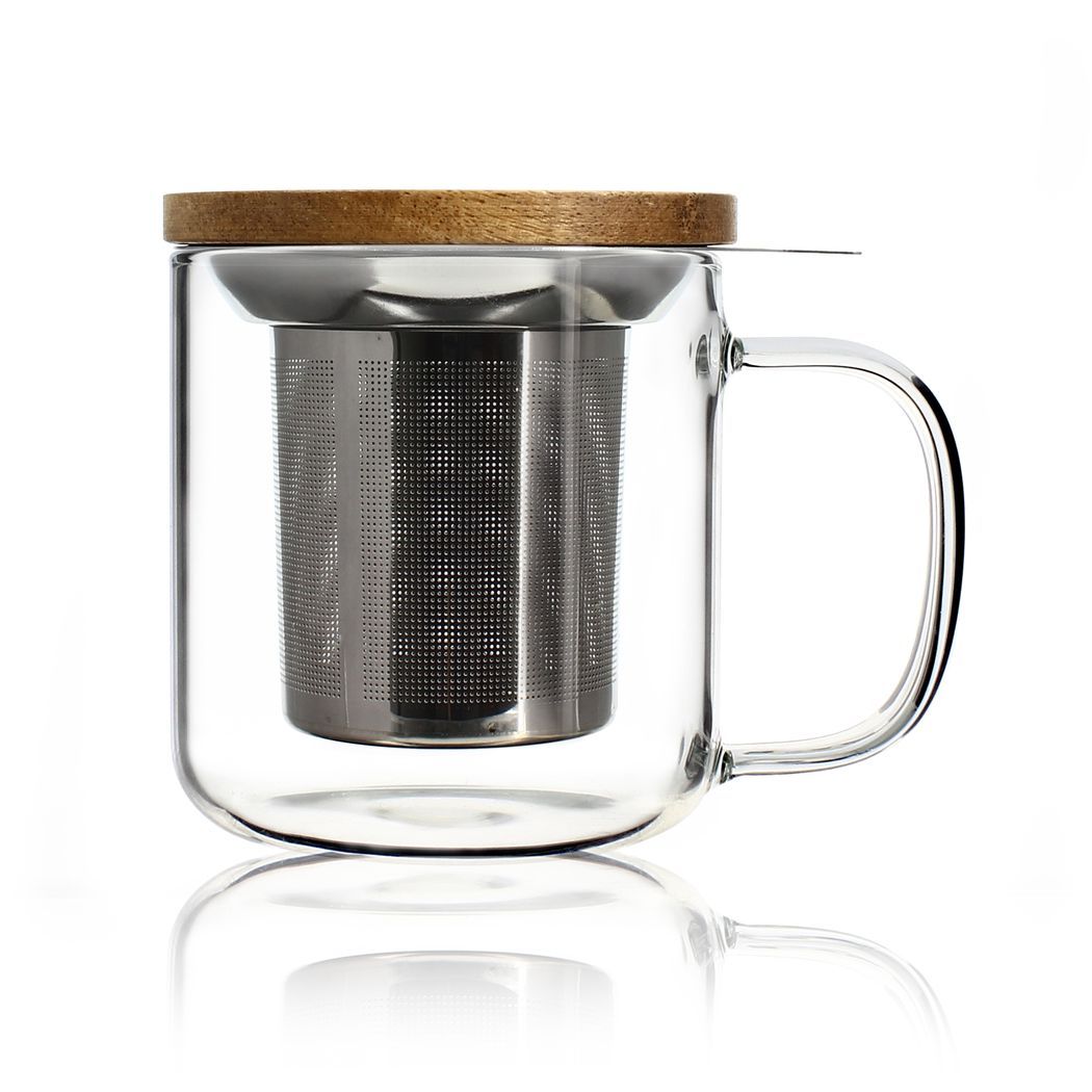 Gustave Teekanne aus Borosilikatglas 300ml