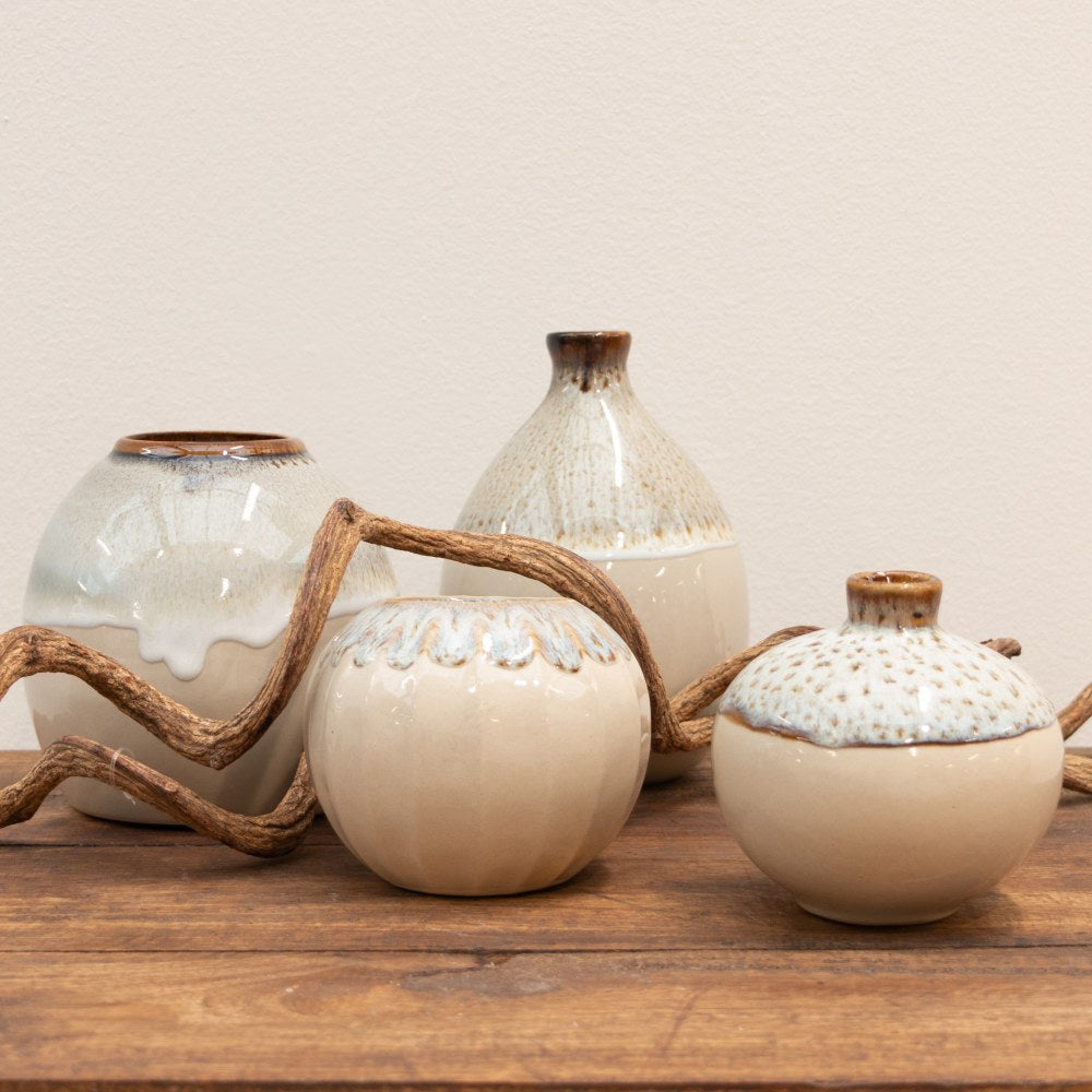 Amy Flaschenvase aus Keramik