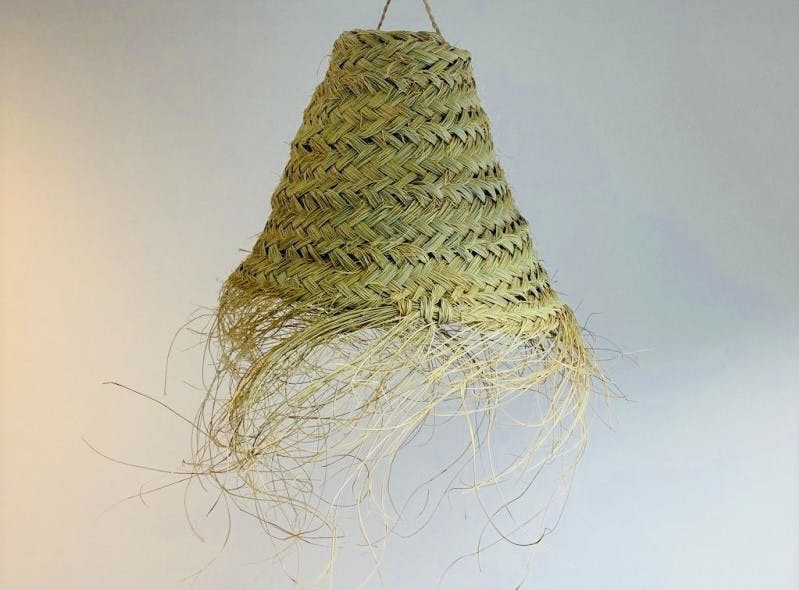 LAMPSCHIRM AUS ESPARTO-KONUS