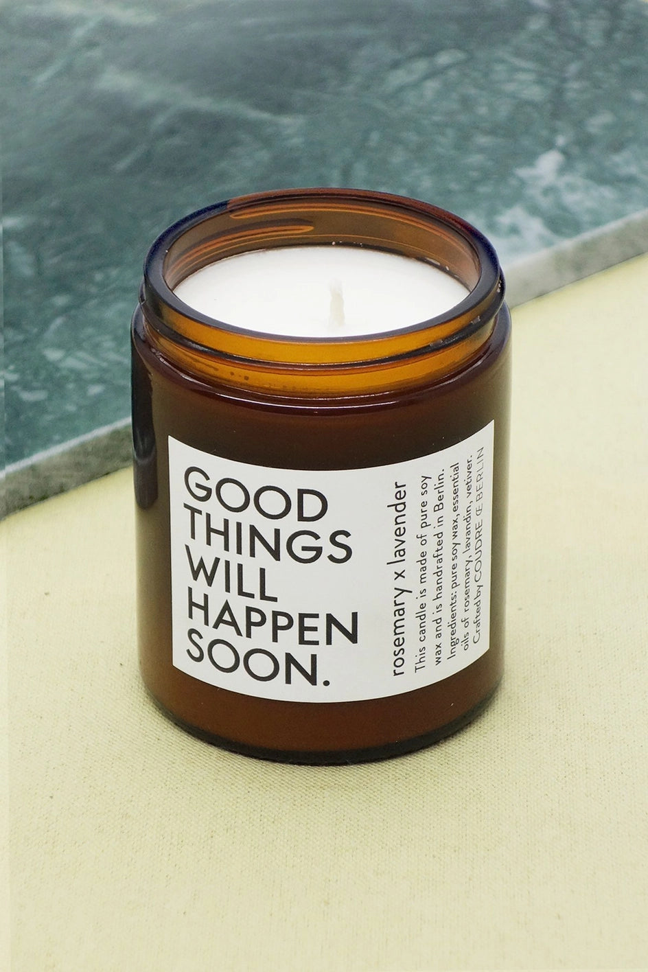 Good Things.... Kerze Rosmarin x Lavendel