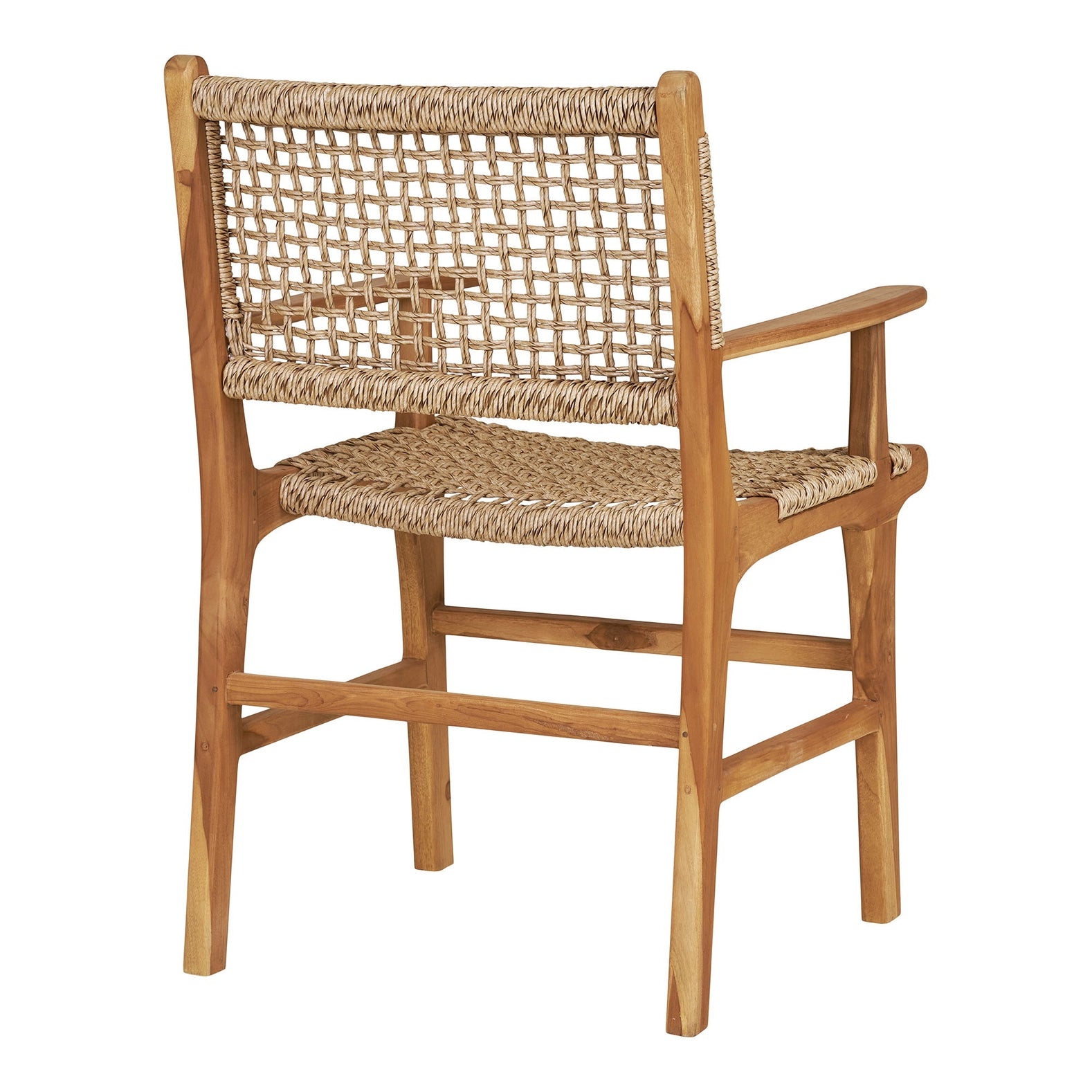 Derby - Esszimmerstuhl, Teak/Polyrattan, Natur