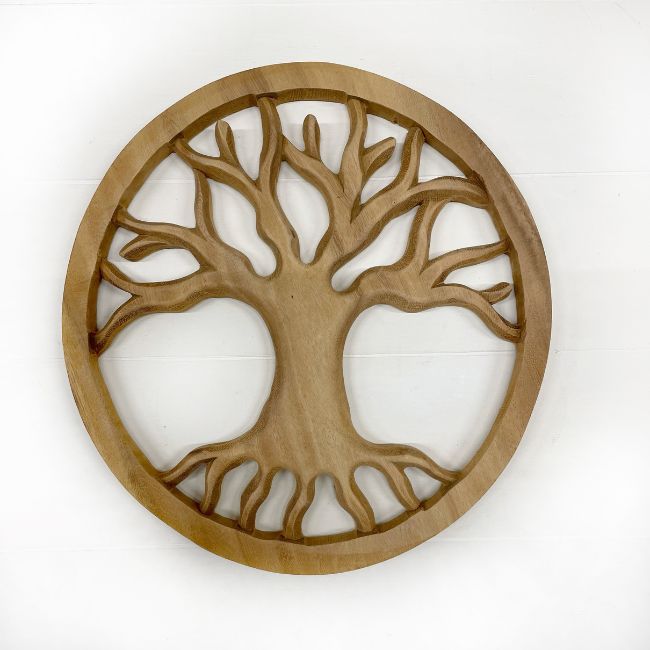 Holzschnitzerei Baum des Lebens