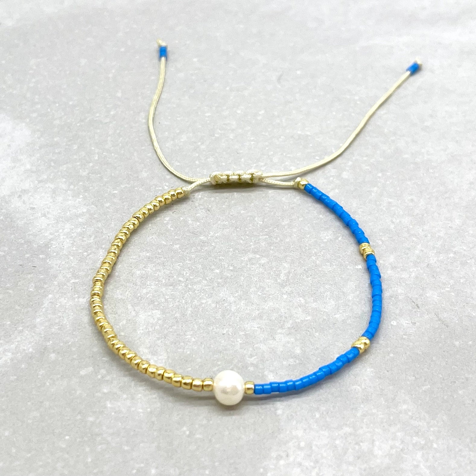 LA PERLA , Armband Miyuki Süßwasser Zuchtperle