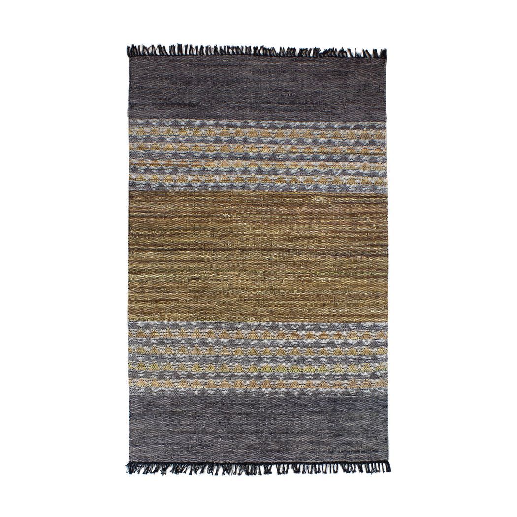 TEPPICH ADANA AUS LEDER UND BAUMWOLLE 150X240CM