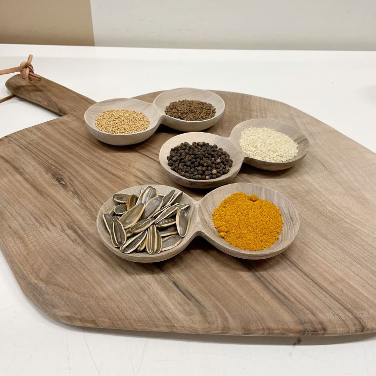 Schaaltje Walnut Twee Vak