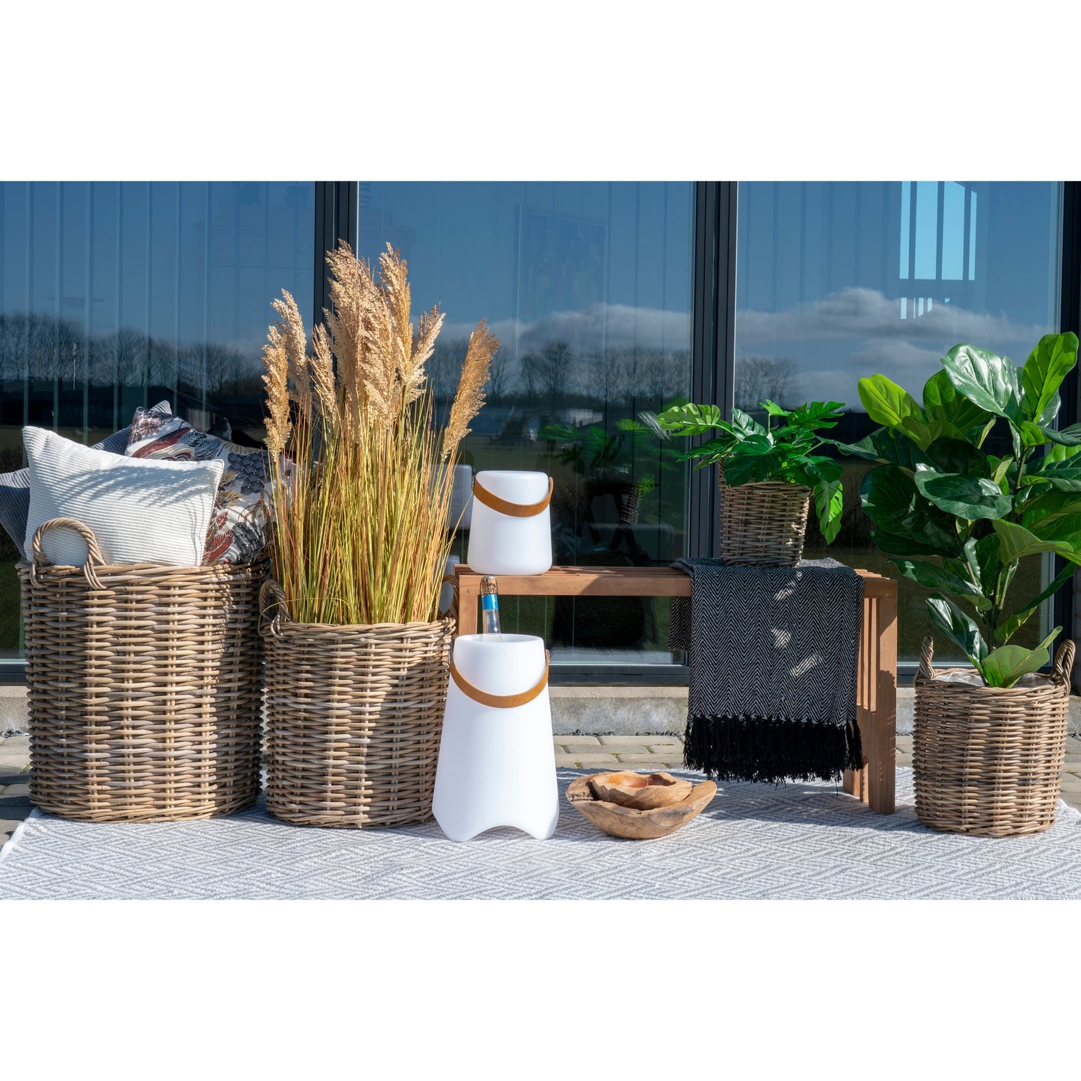 Sorghum Grass - Kunstpflanze