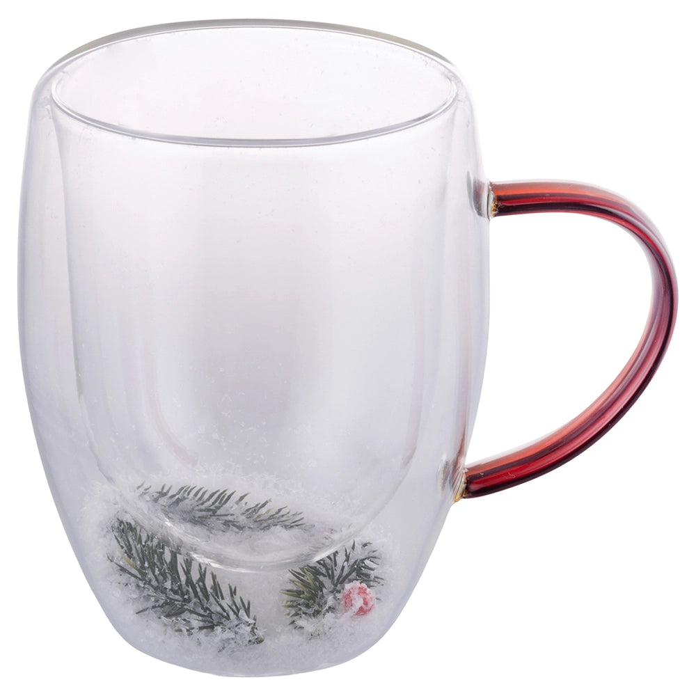XMAS BECHER MIT MANTEL / SCHNEE 330ML