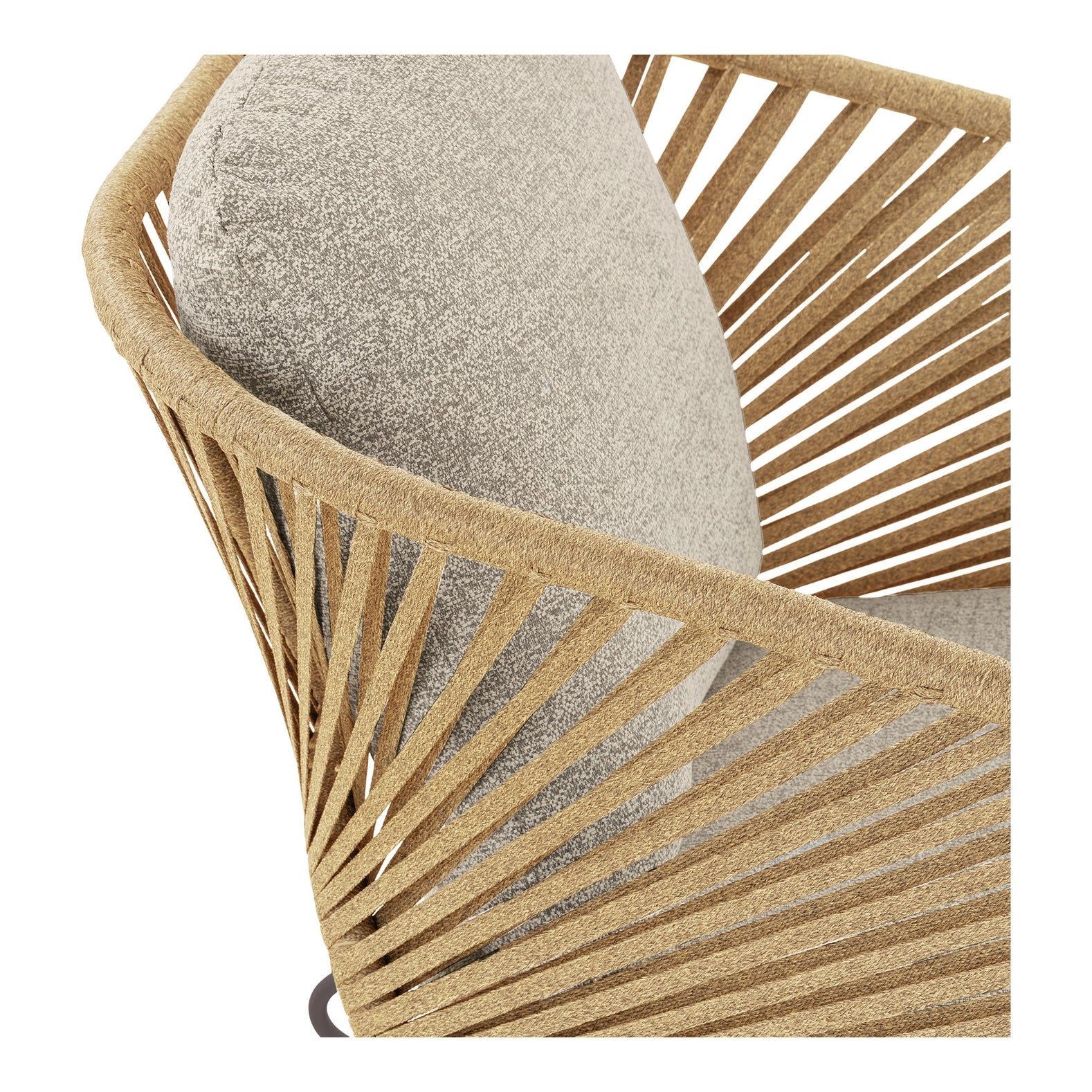 Novella Lounge Set beige und Sand. Stahl