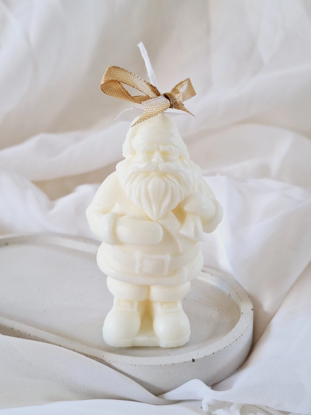 Weihnachtskerze Santa Claus Sojawachs