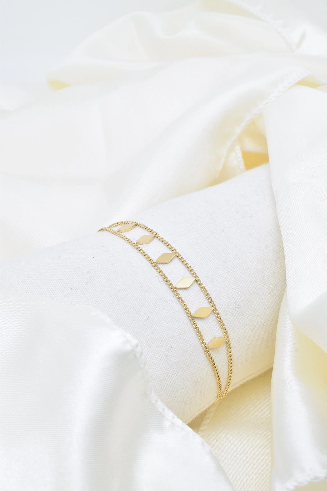 Vergoldetes Edelstahlarmband - BR110263OR