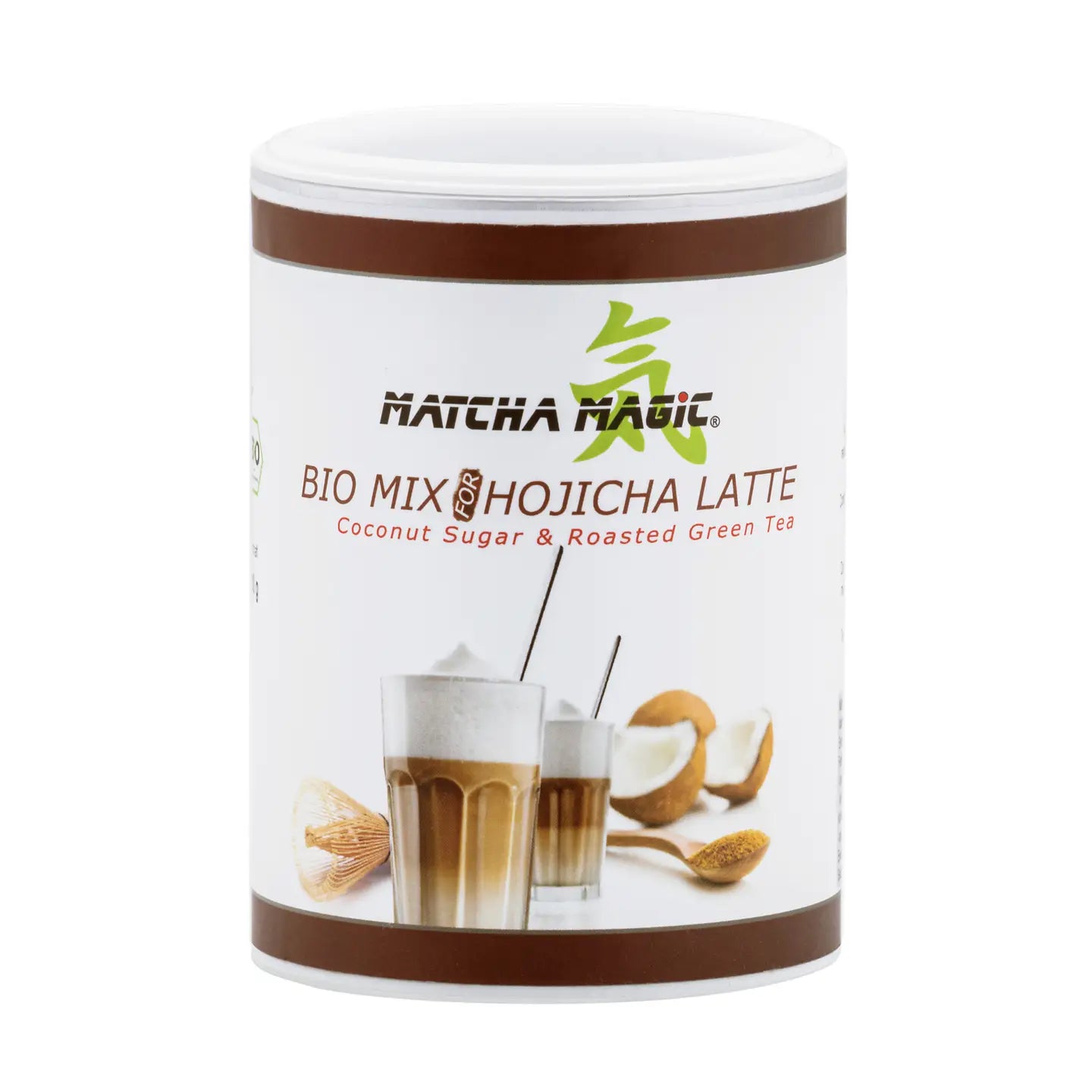 Bio Hojicha Latte Mix mit Kokosblütenzucker (200g)