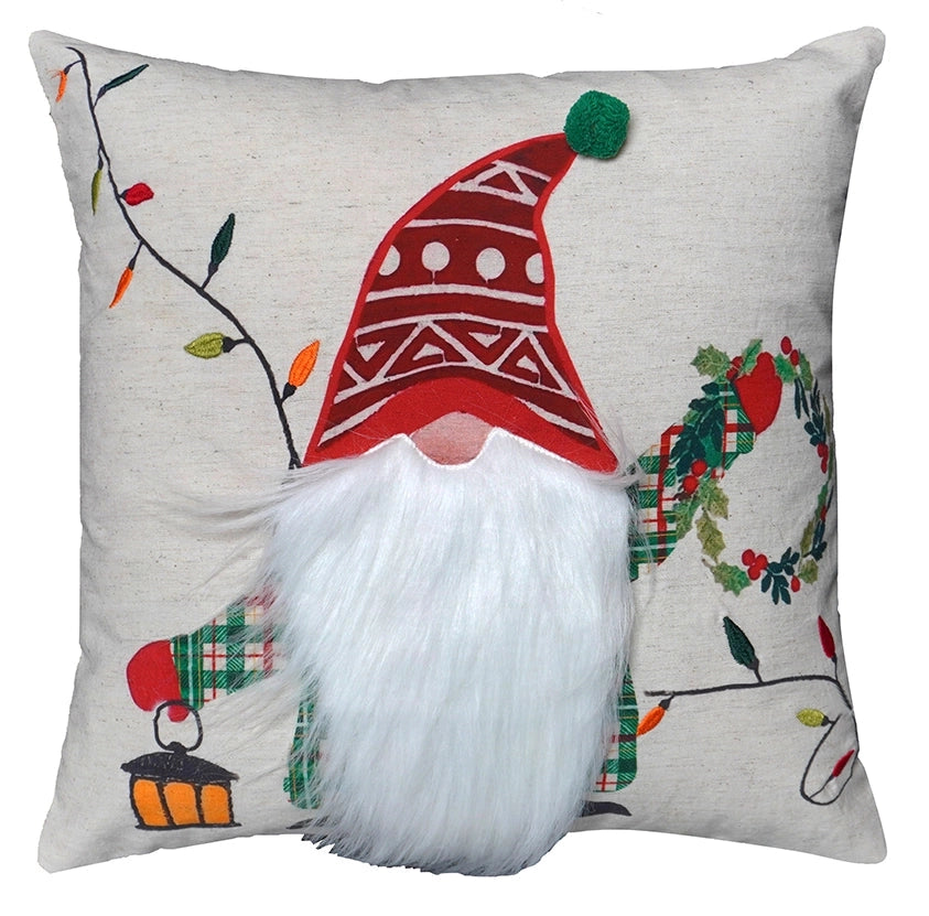 Kerstkissen mit Wichtel & Festliche Lichter – Urbane Hide