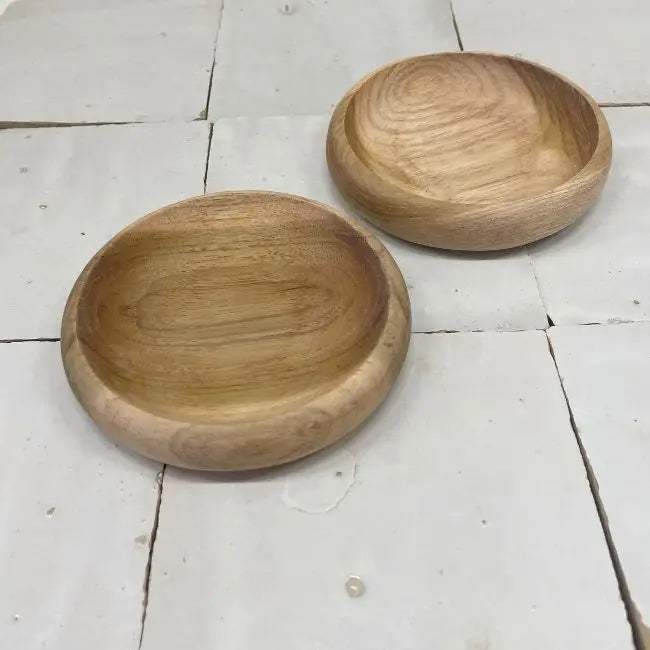 Teakholz-Schale Bali, Ø 9 cm