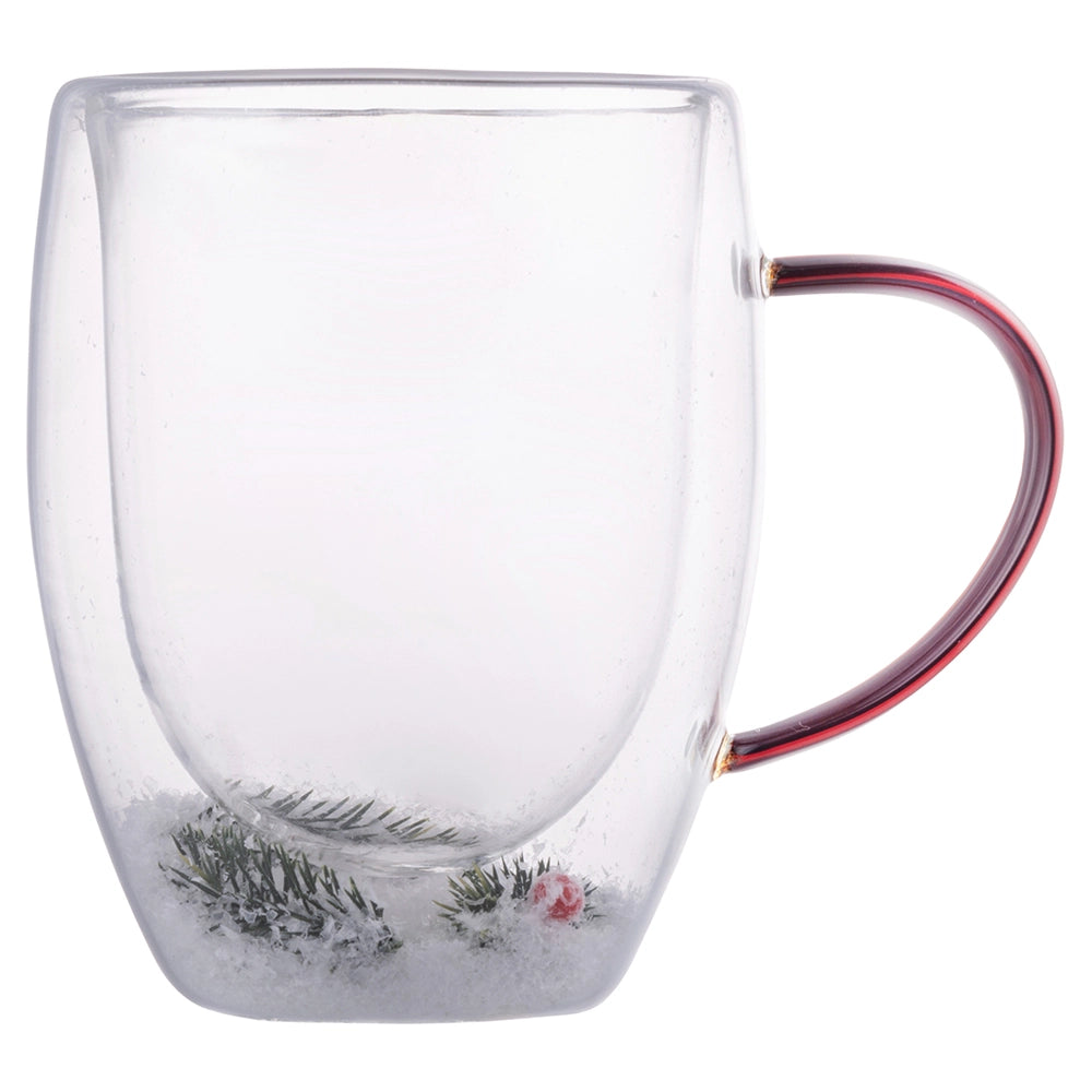 XMAS BECHER MIT MANTEL / SCHNEE 330ML