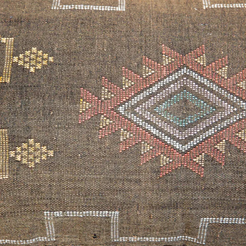 Marokkanischer Kaktusseiden-Kissenbezug – Handgefertigtes Sabra-Kissen