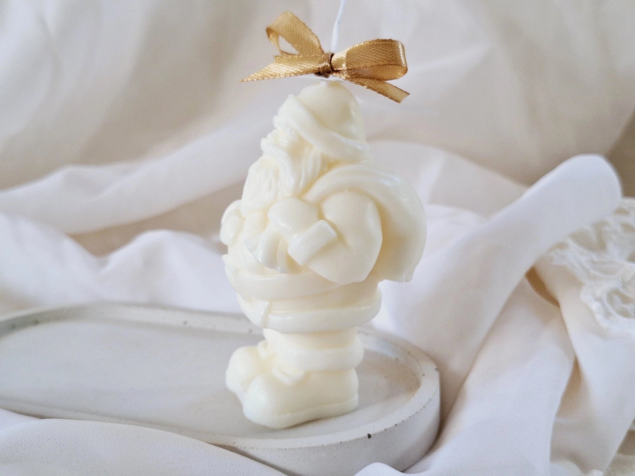 Weihnachtskerze Santa Claus Sojawachs