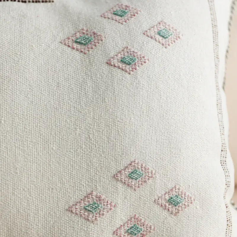 Marokkanischer Kaktusseiden-Kissenbezug – Handgefertigtes Sabra-Kissen