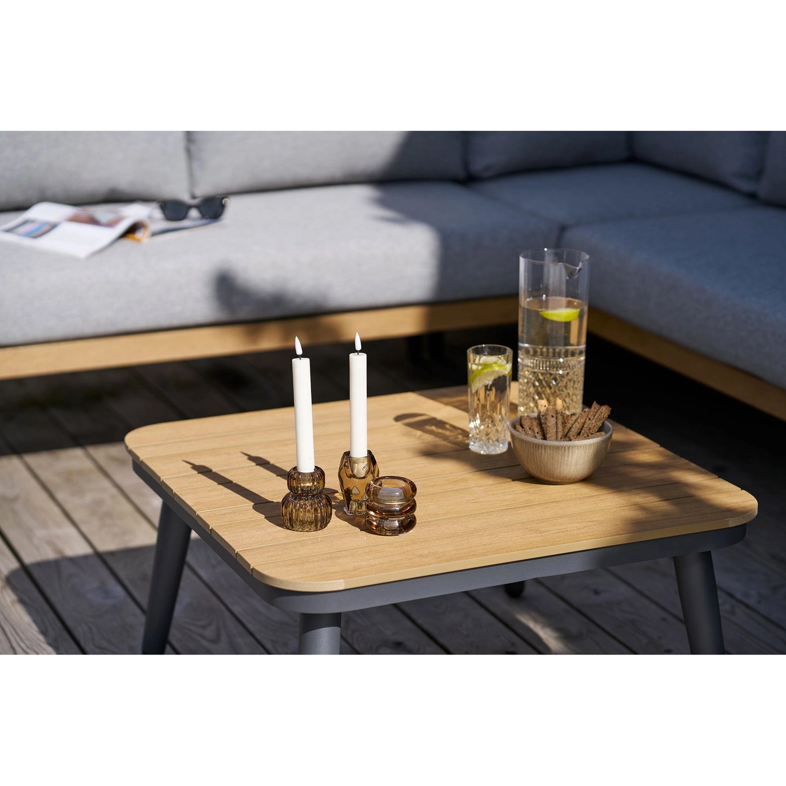 Comillas Corner Lounge Set - Grau Beige