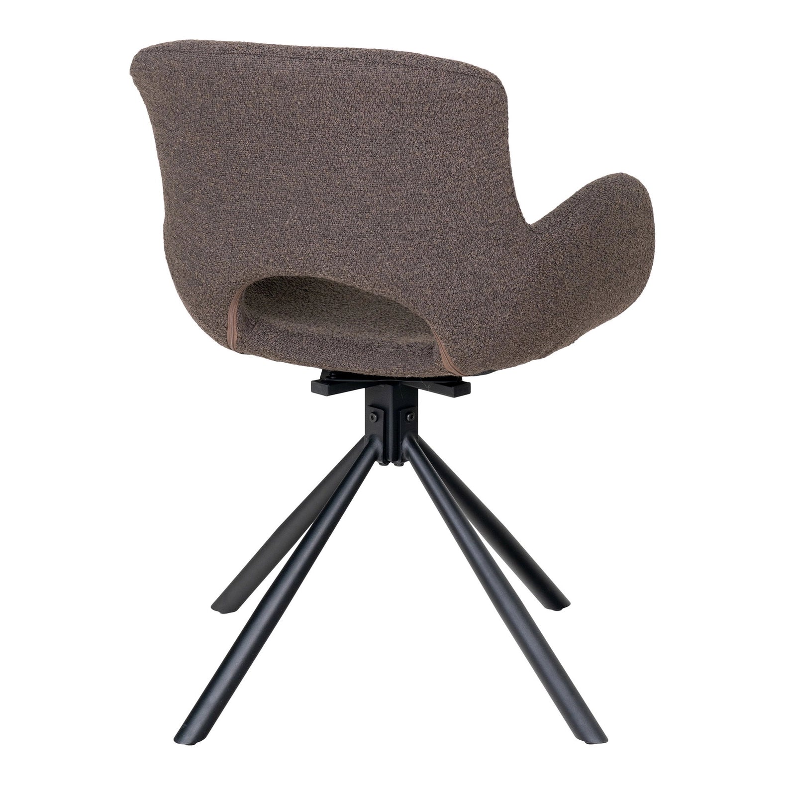 Amorim Esszimmerstuhl in Bouclé Mushroom mit Drehfunktion