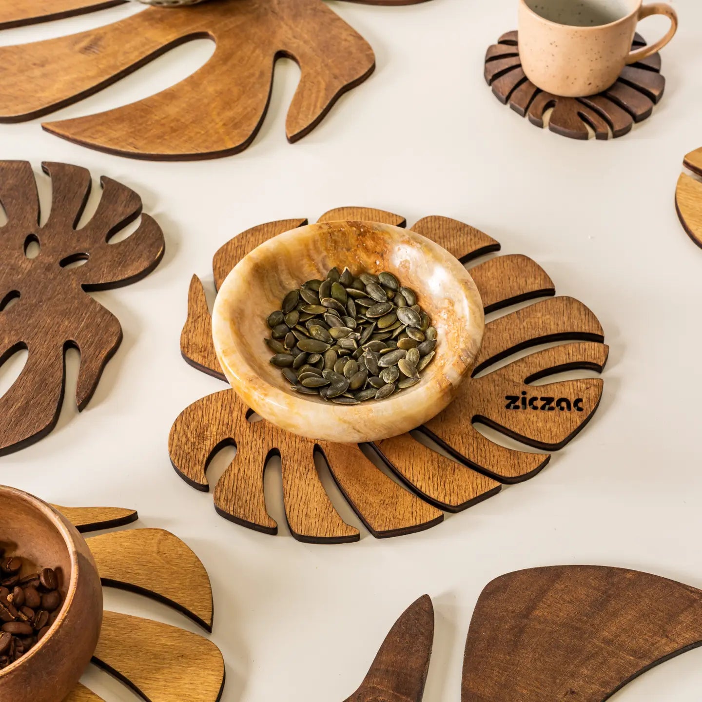 Topfuntersetzer BIRKE - 20x20 cm