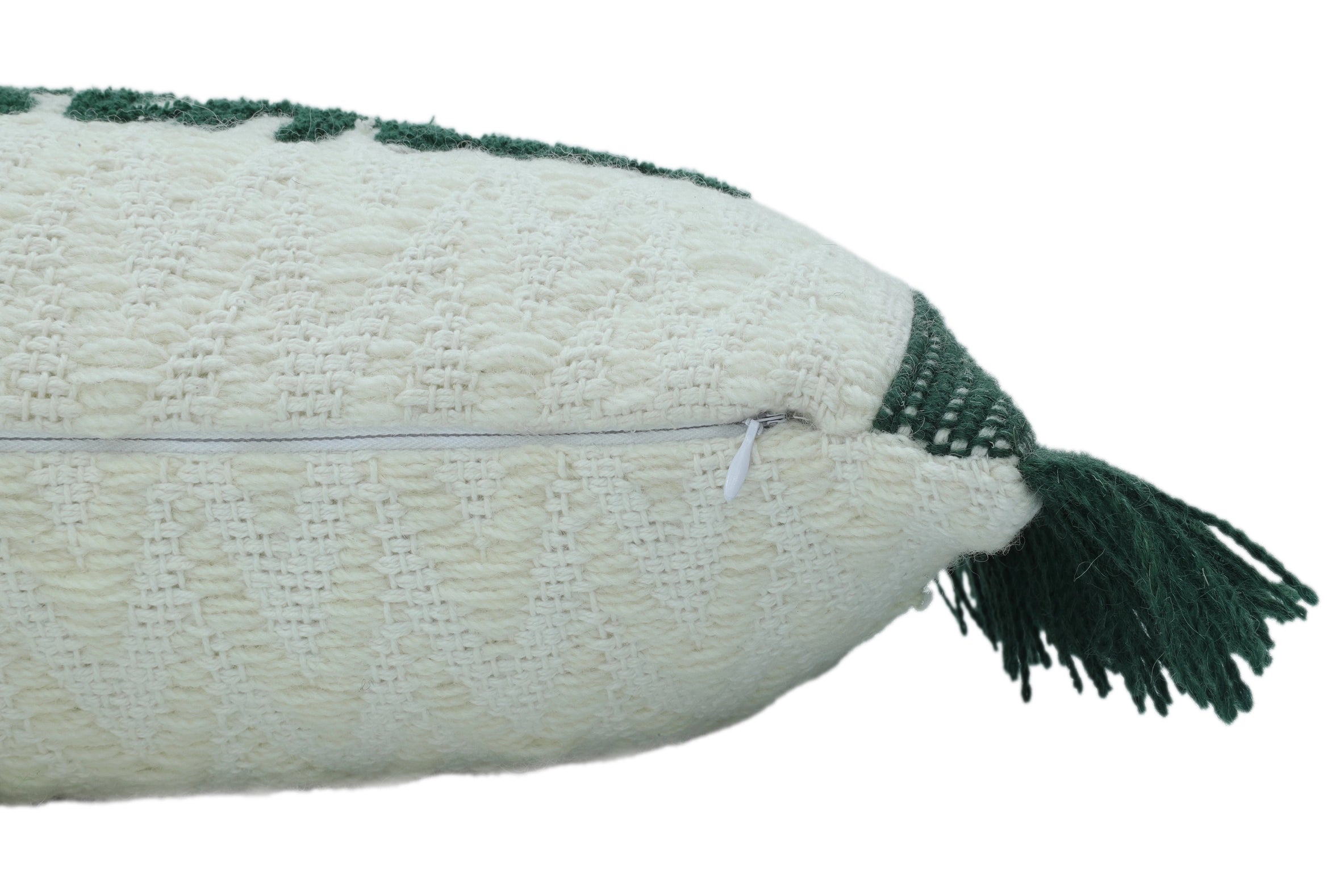 Kerst Kissenbezug Frohe Weihnachten mit Fransen - Urbane Hide