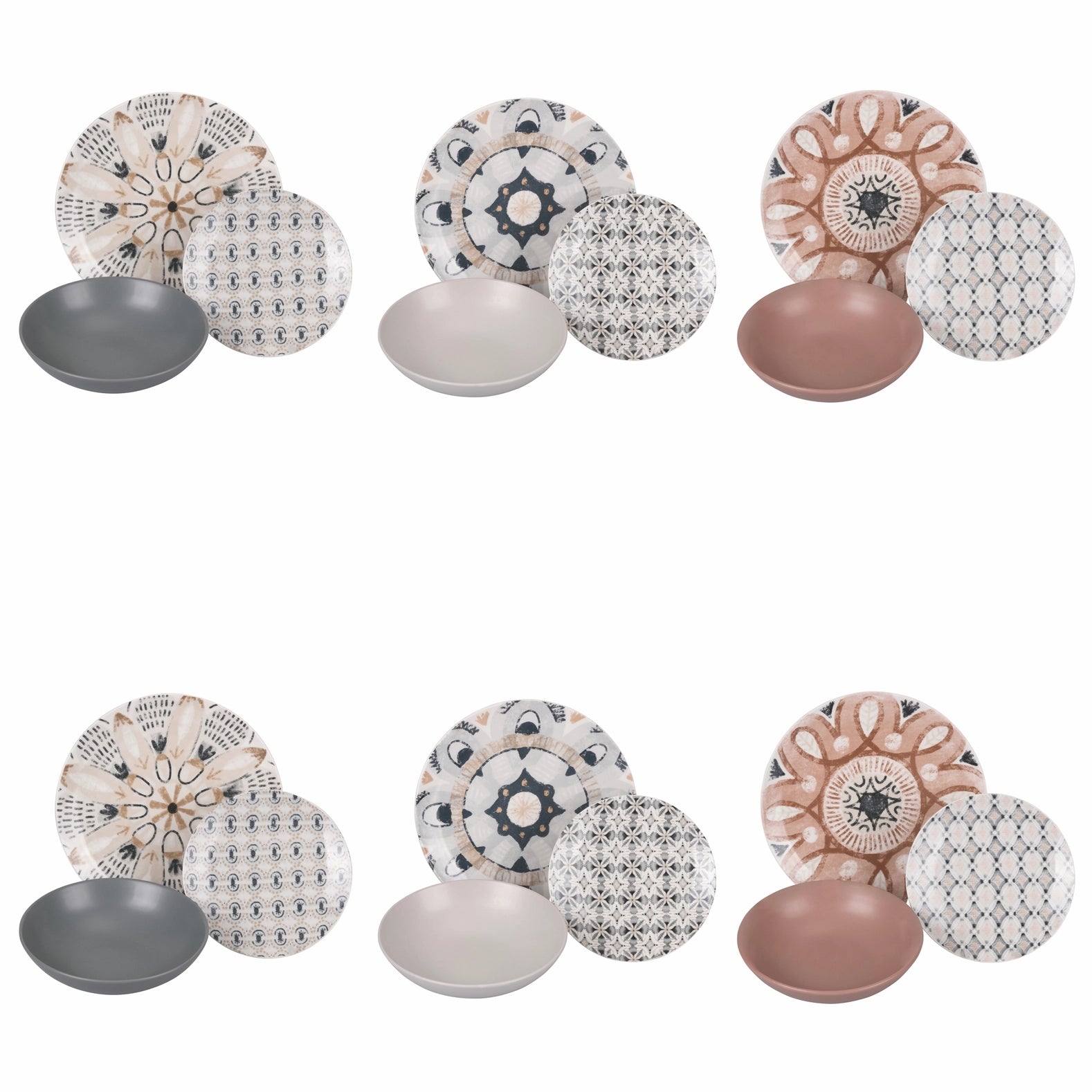 Bohemienne Tafelservice, 18-teilig