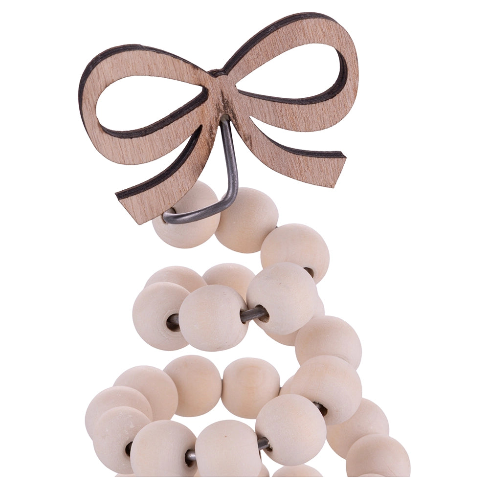 XMAS SCHNEEFLOCKEN WEIHNACHTSBAUM HOLZ 27 CM