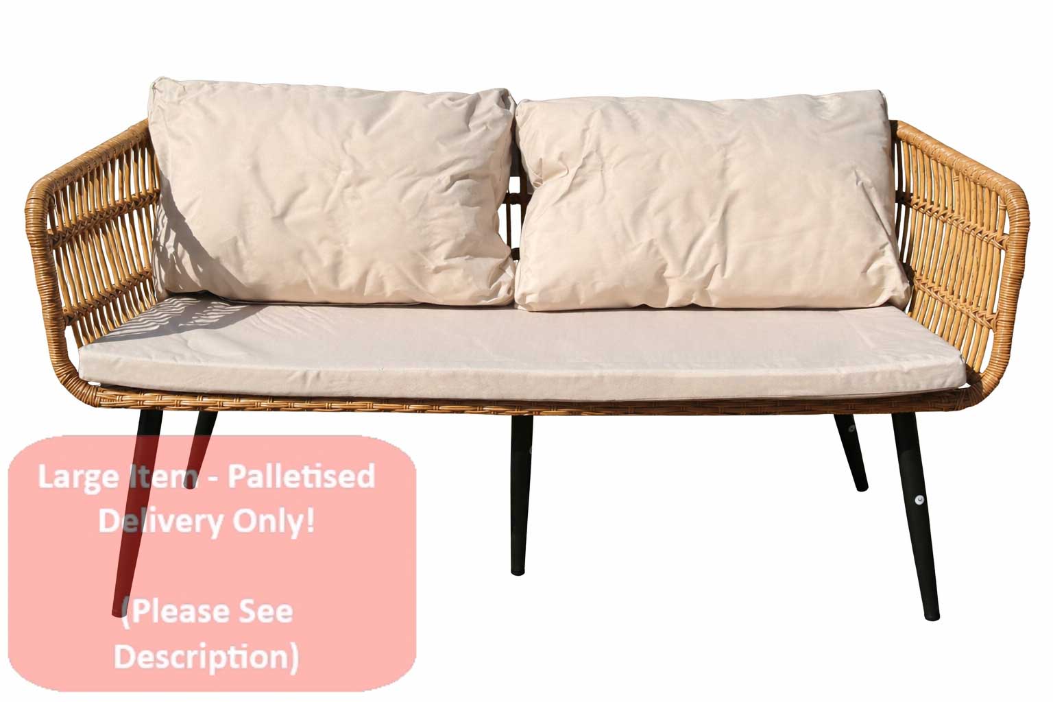 Outdoor-Bambus-Boho-Möbelset