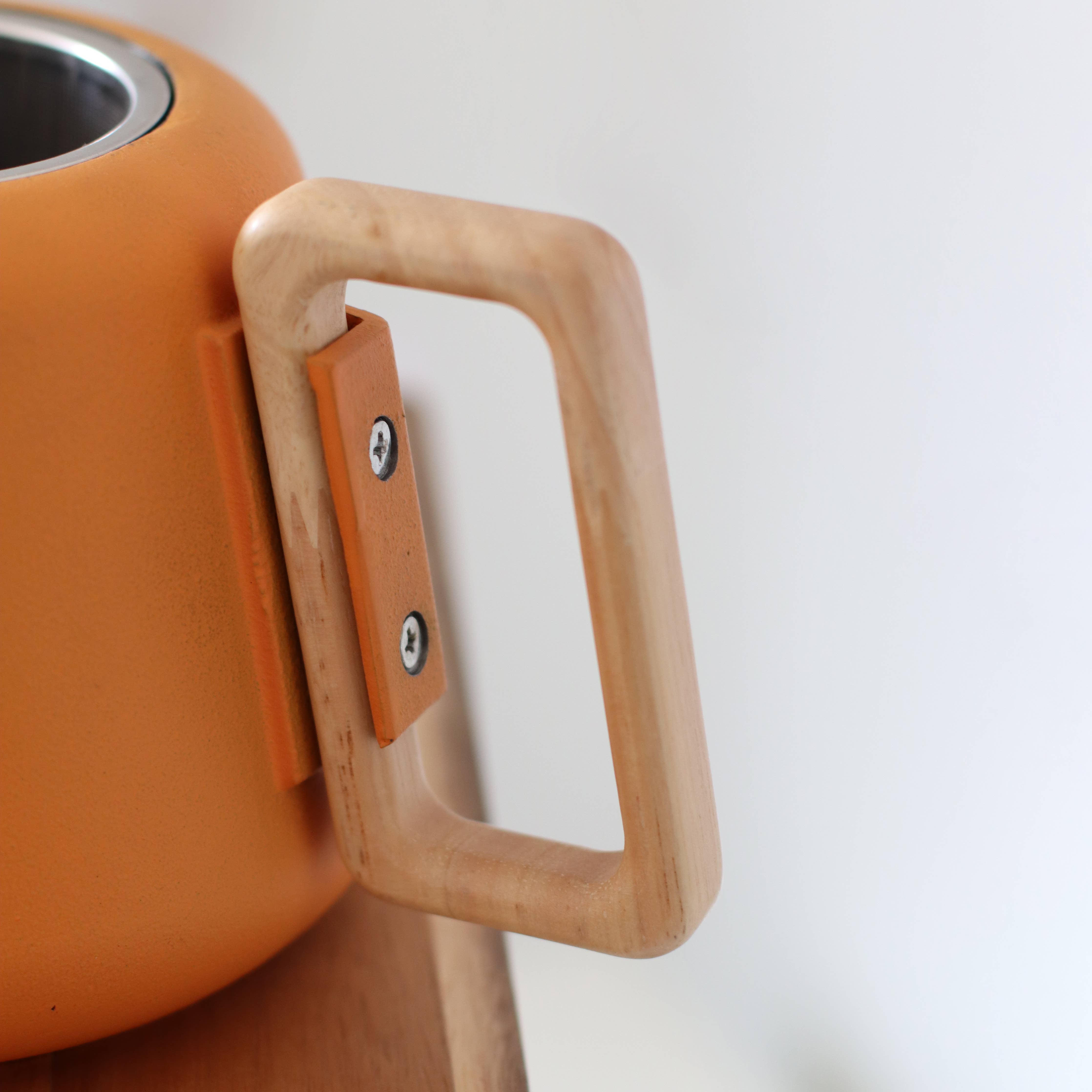 1000 ml gelbe Viggo-Teekanne aus Gusseisen