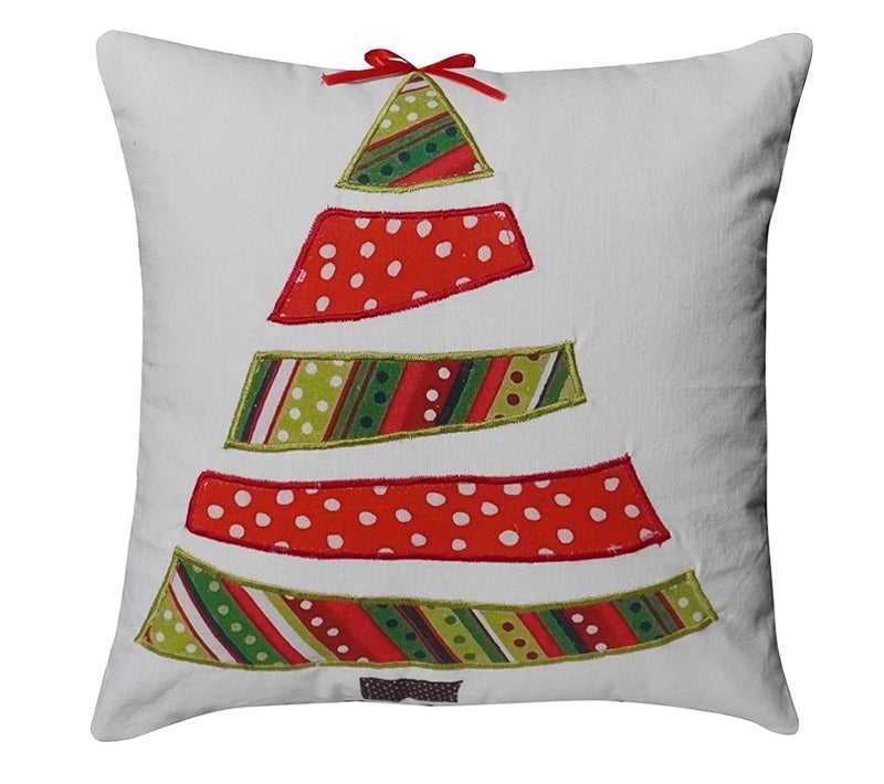 Kerstkissen mit Bunter Tannenbaum – Urbane Hide