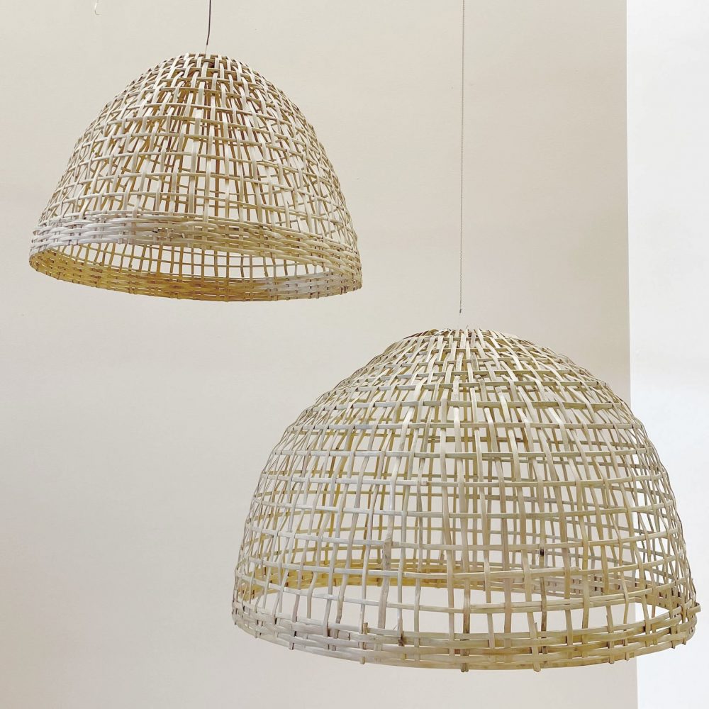 ByBazz Lamp Sri aus Bambus in Naturfarbe
