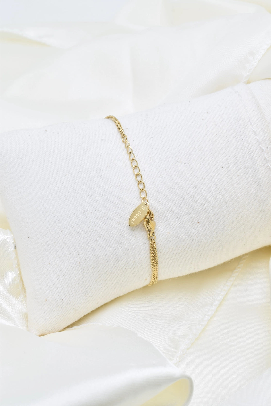 Vergoldetes Edelstahlarmband - BR110263OR