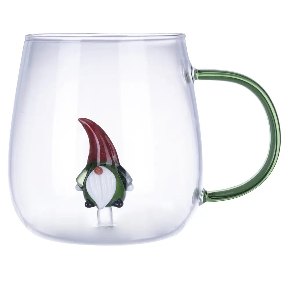 XMAS BECHER BOROSILIKAT GNOM 3D 450ML