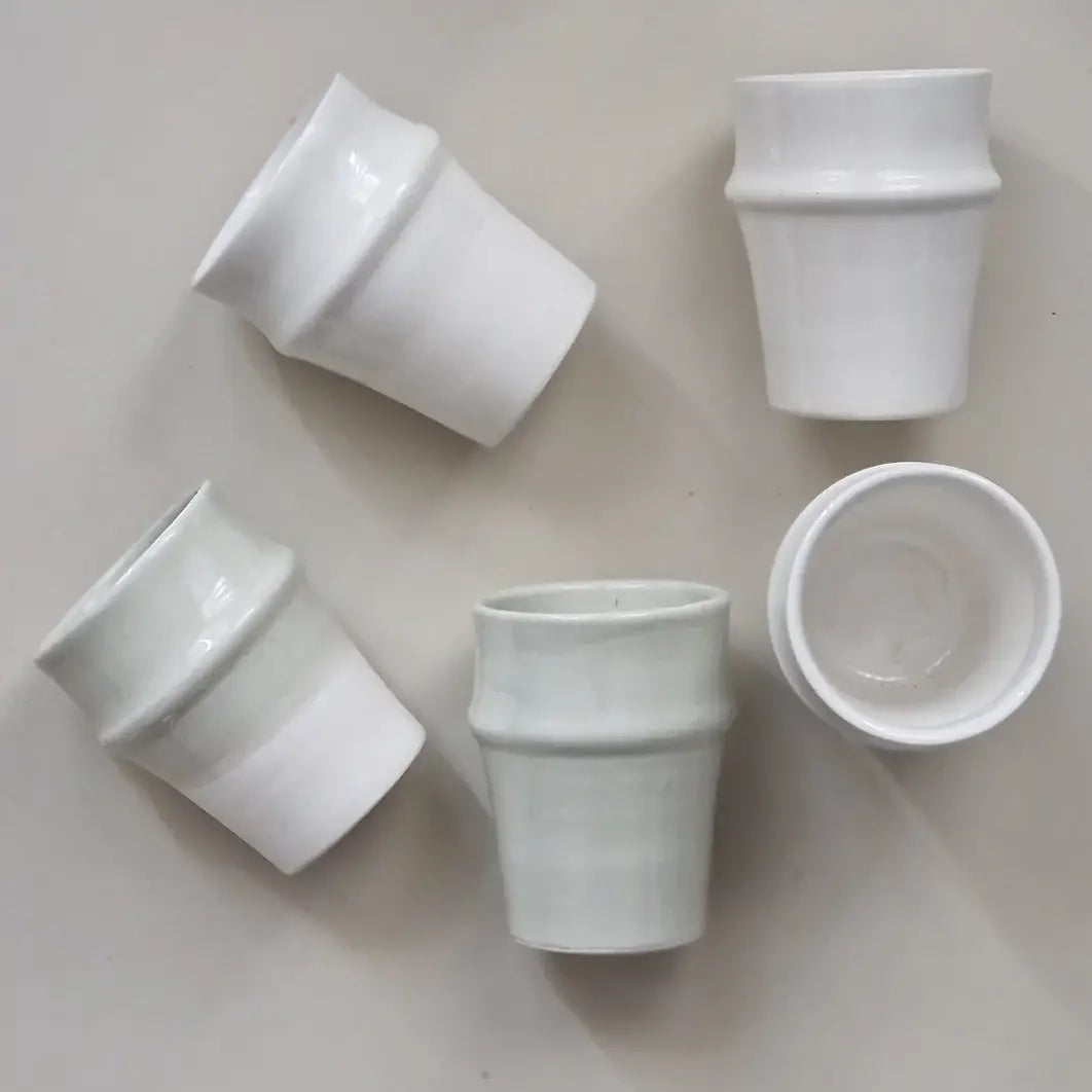 ☕ Traditionelle marokkanische Beldi-Tassen – Handgefertigtes Keramik-Set 2