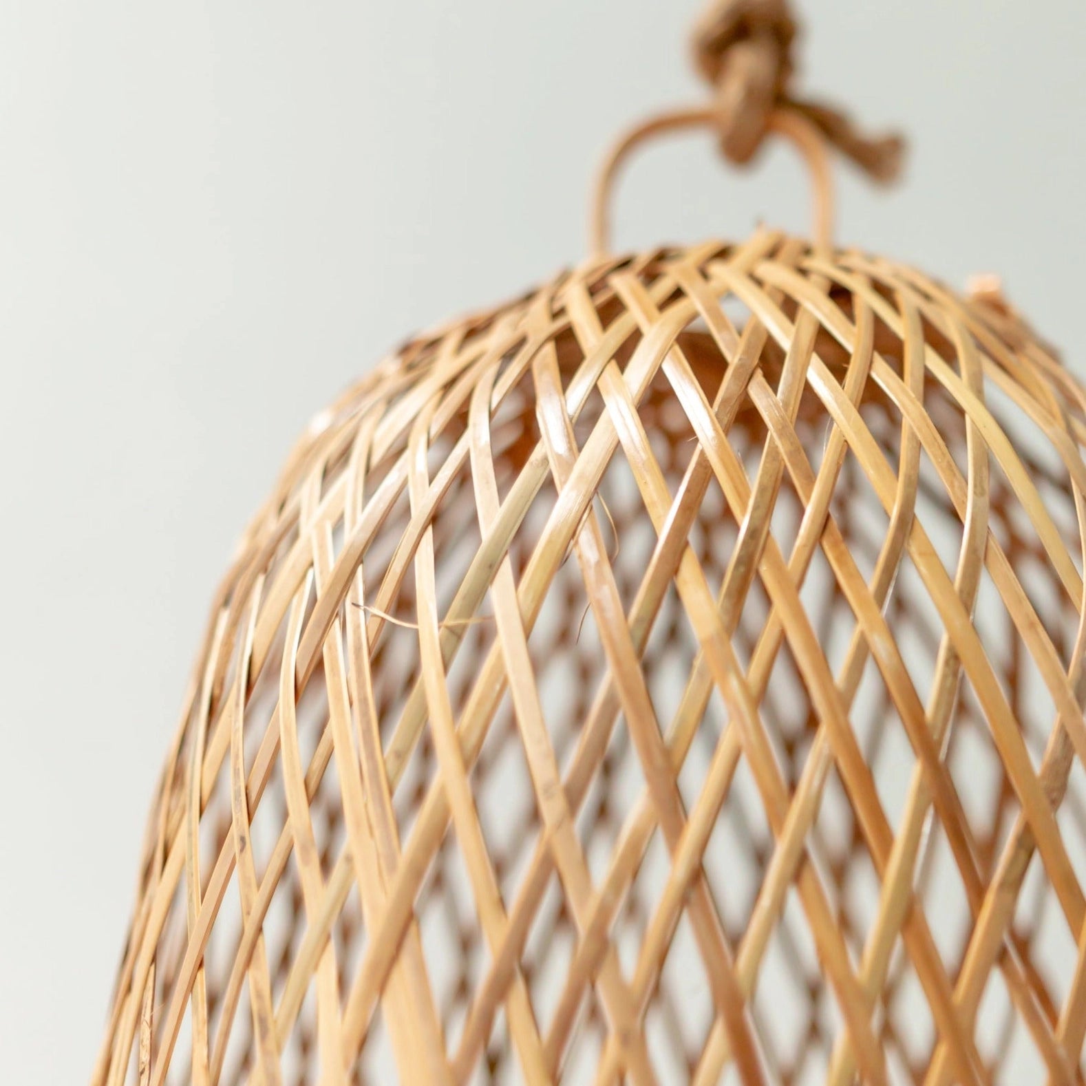 Bamboo Lamp Natürlicher Lampenschirm Woven Deckenleuchte CAMAYA