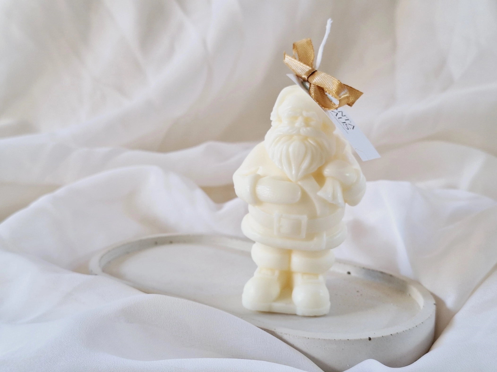 Weihnachtskerze Santa Claus Sojawachs